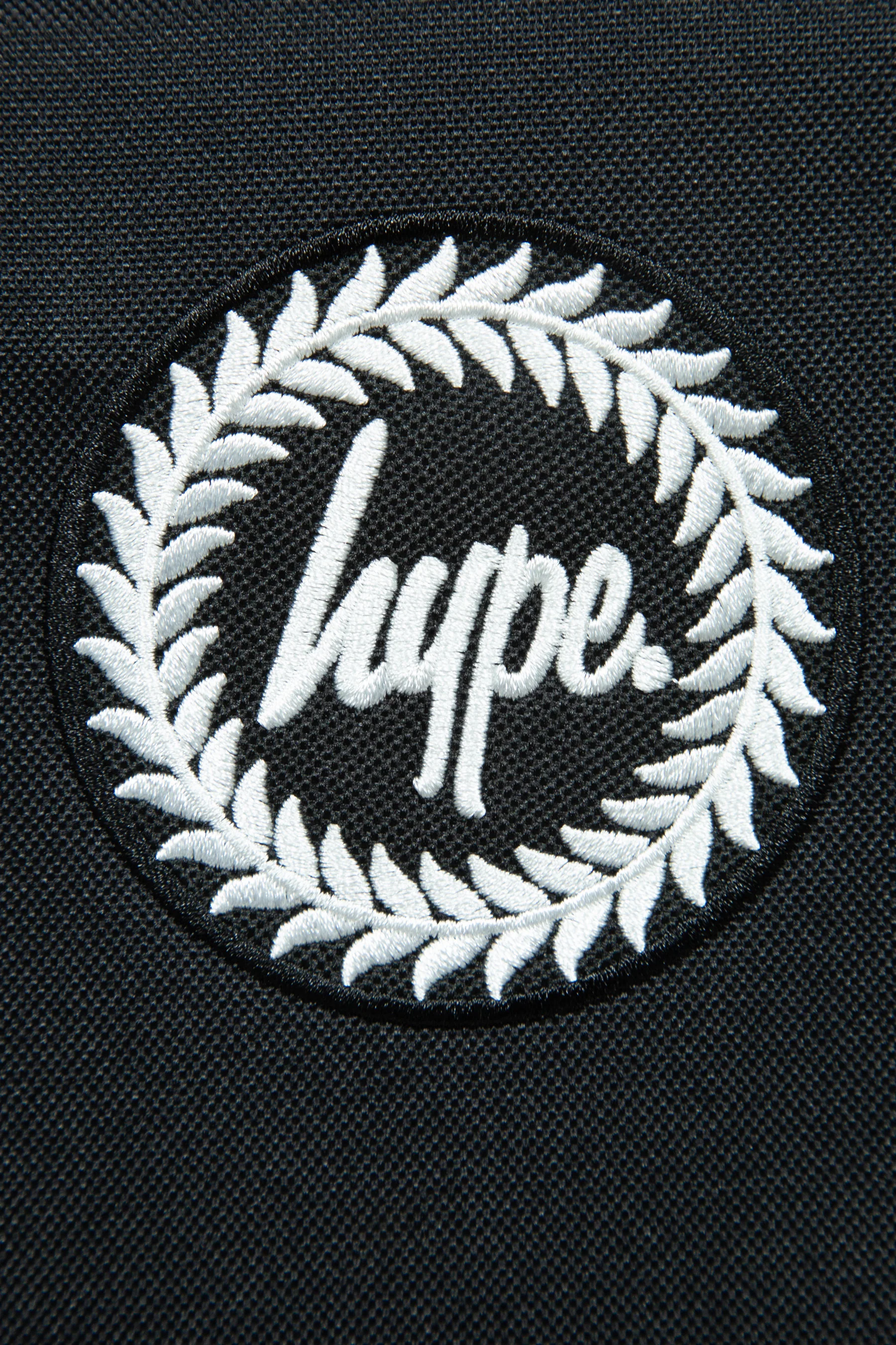 Hype Unisex Iconic Core Plain Black Backpack - Image 9