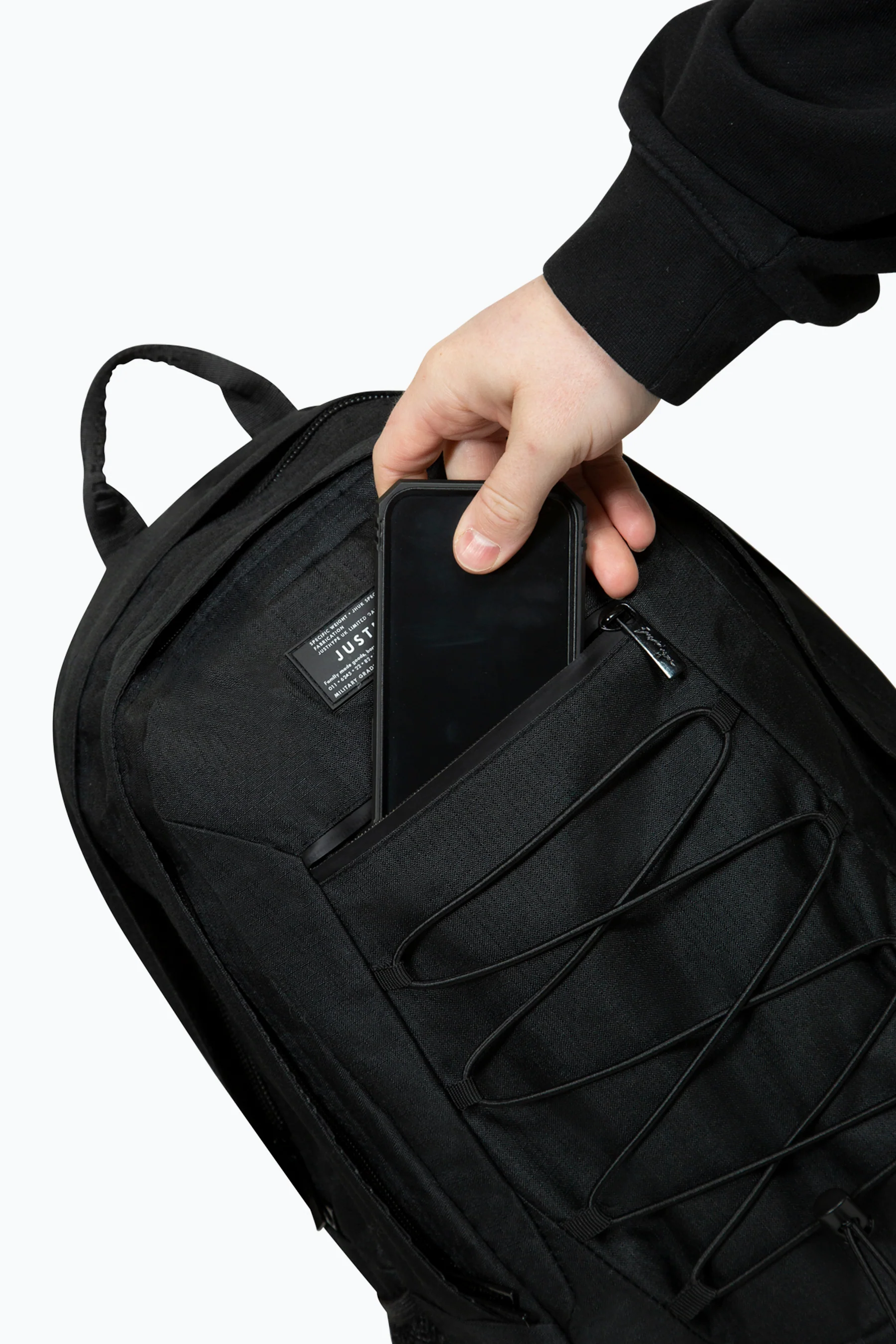 Hype Unisex Black Maxi Backpack - Image 20