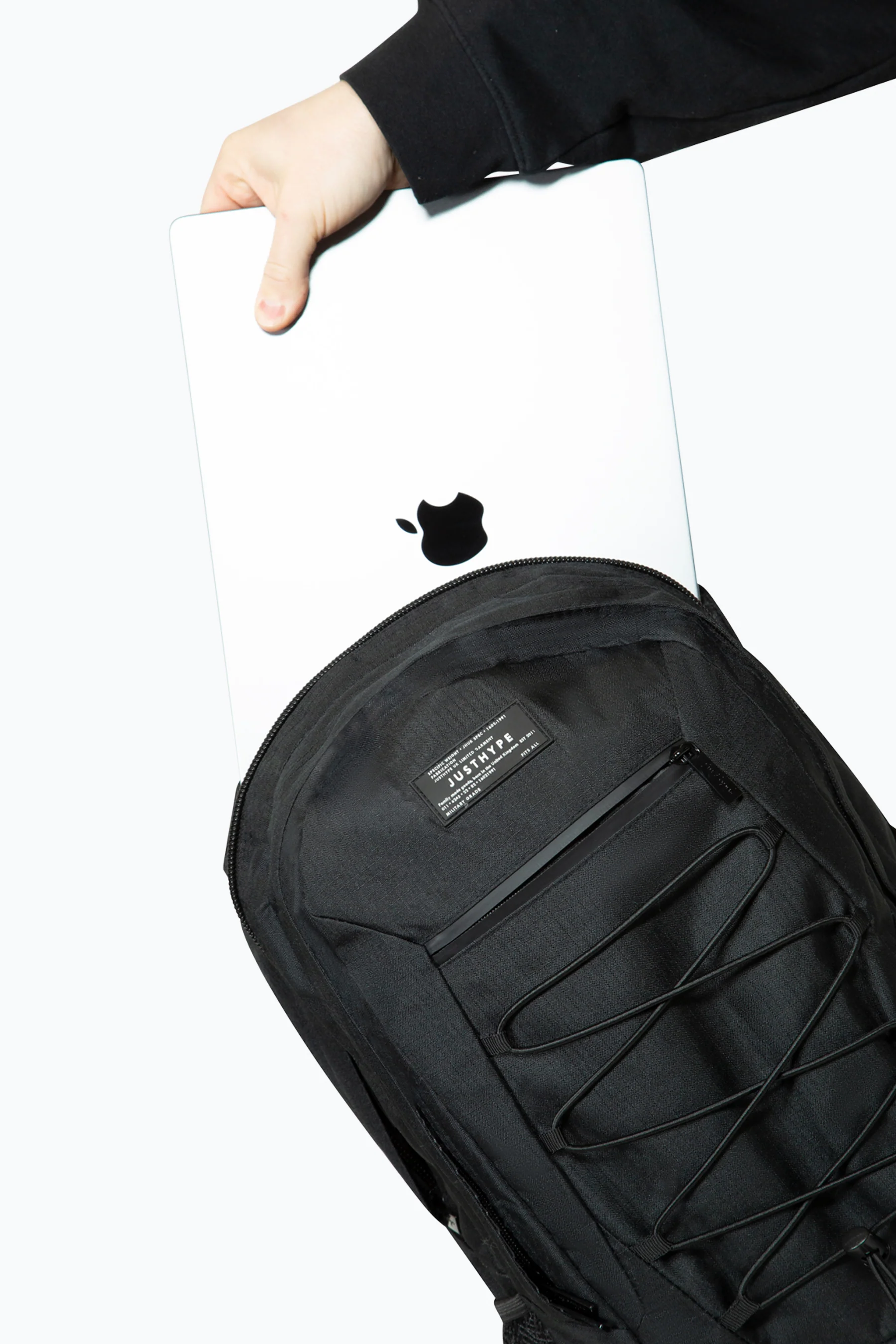 Hype Unisex Black Maxi Backpack - Image 22