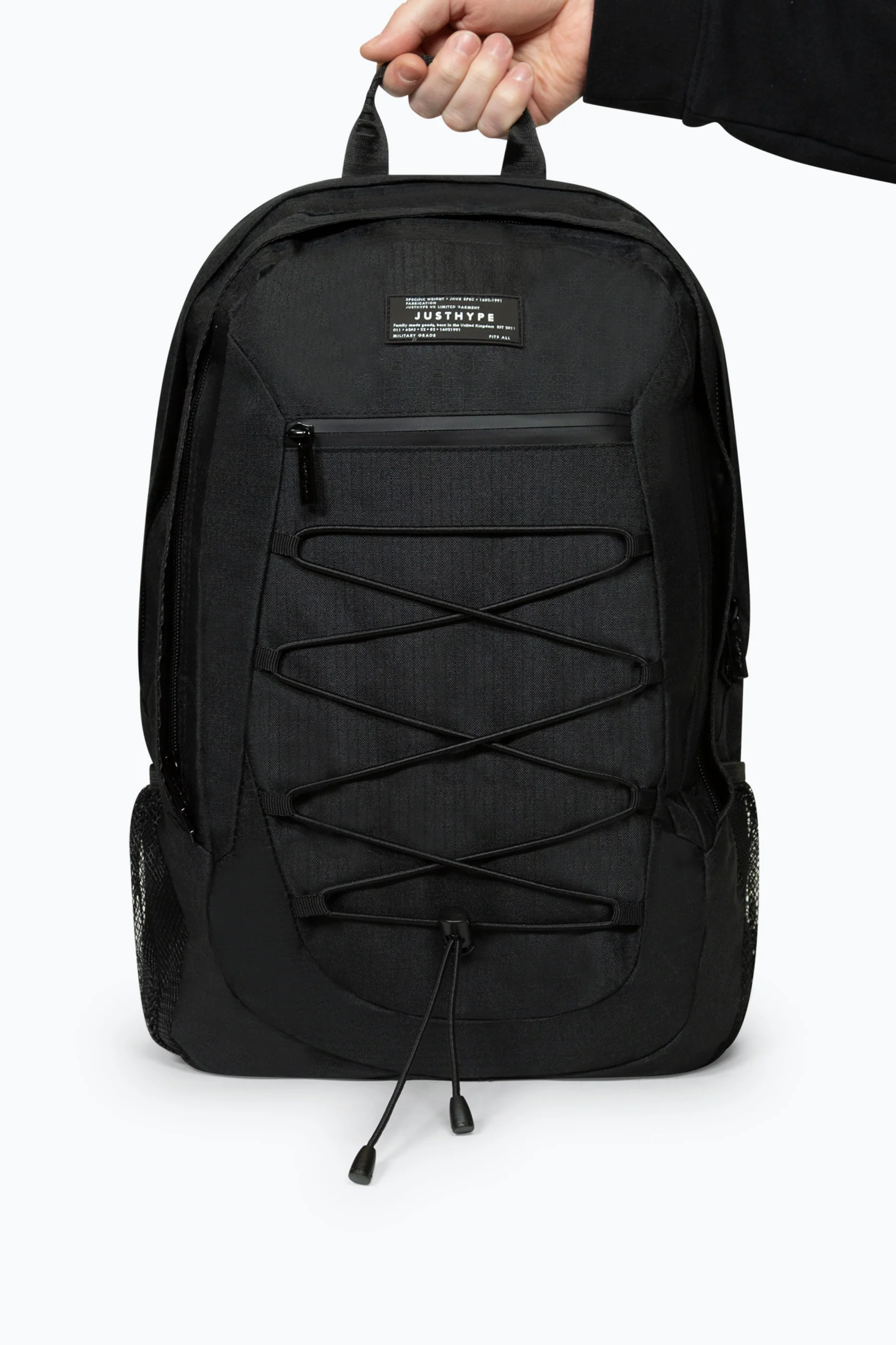 Hype Unisex Black Maxi Backpack - Image 23