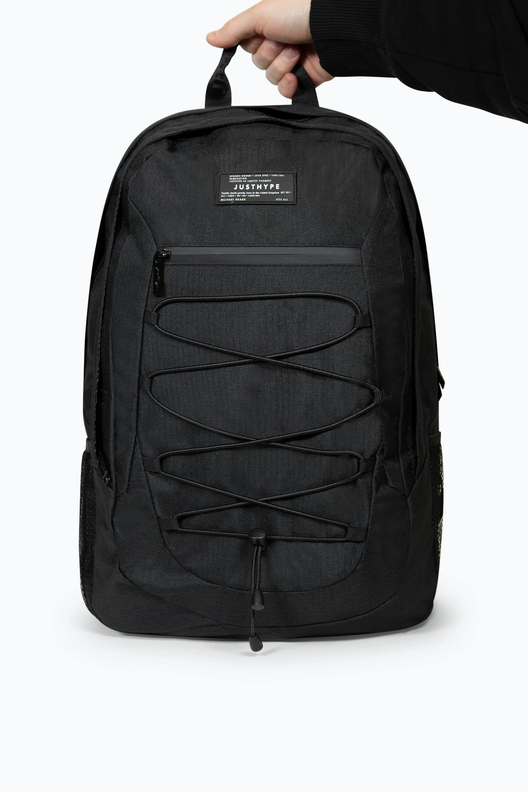 Hype Unisex Black Maxi Backpack - Image 7