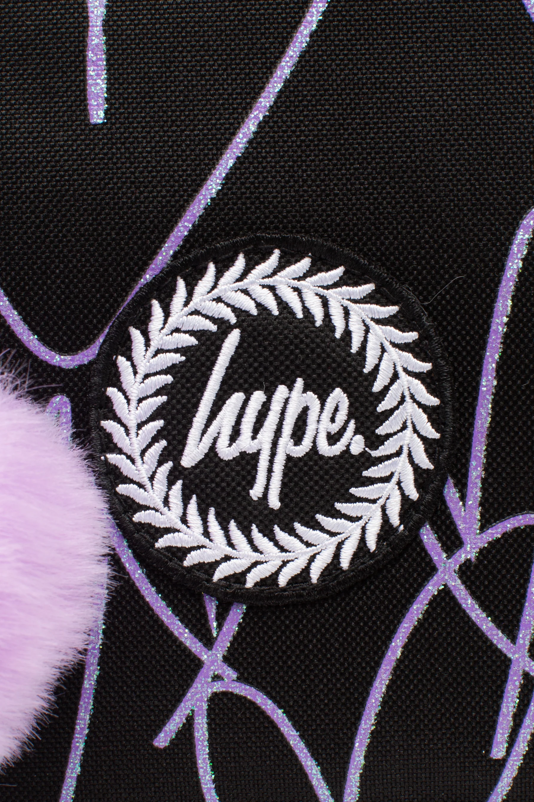 Hype Purple Glitter Scribble Heart Lunch Box - Image 4