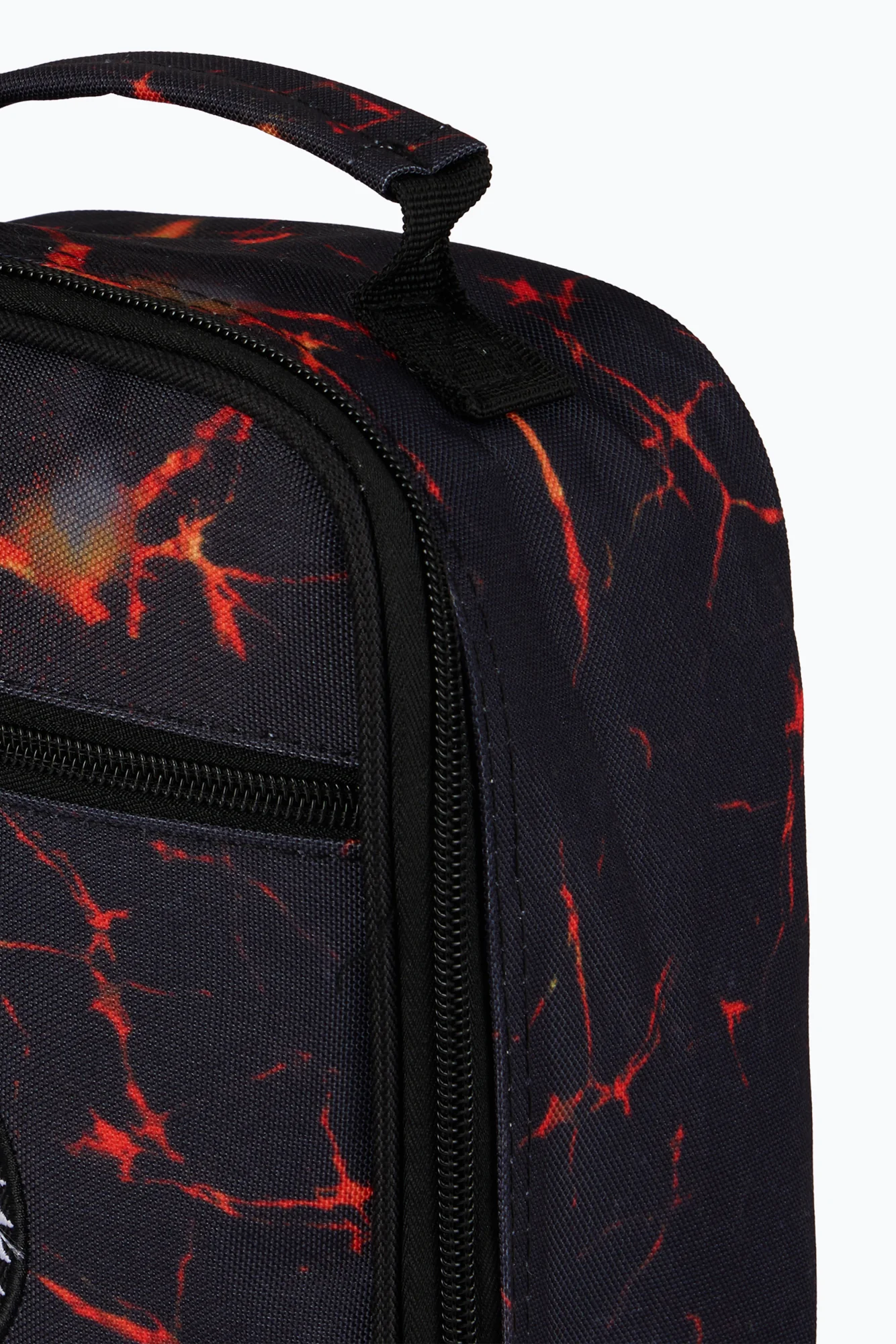 Hype Boys Black Lava Print Lunch Bag - Image 7
