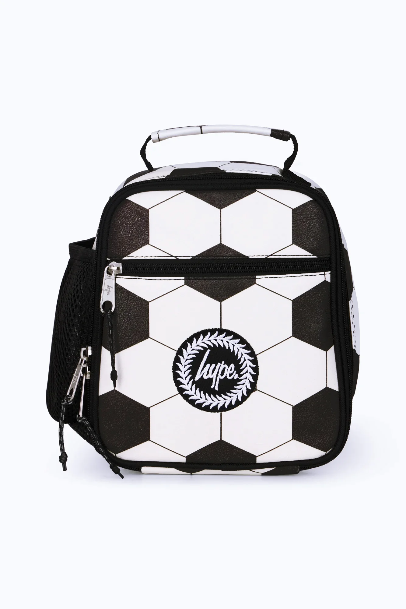 Hype Boys Black/White Football Lunch Bag