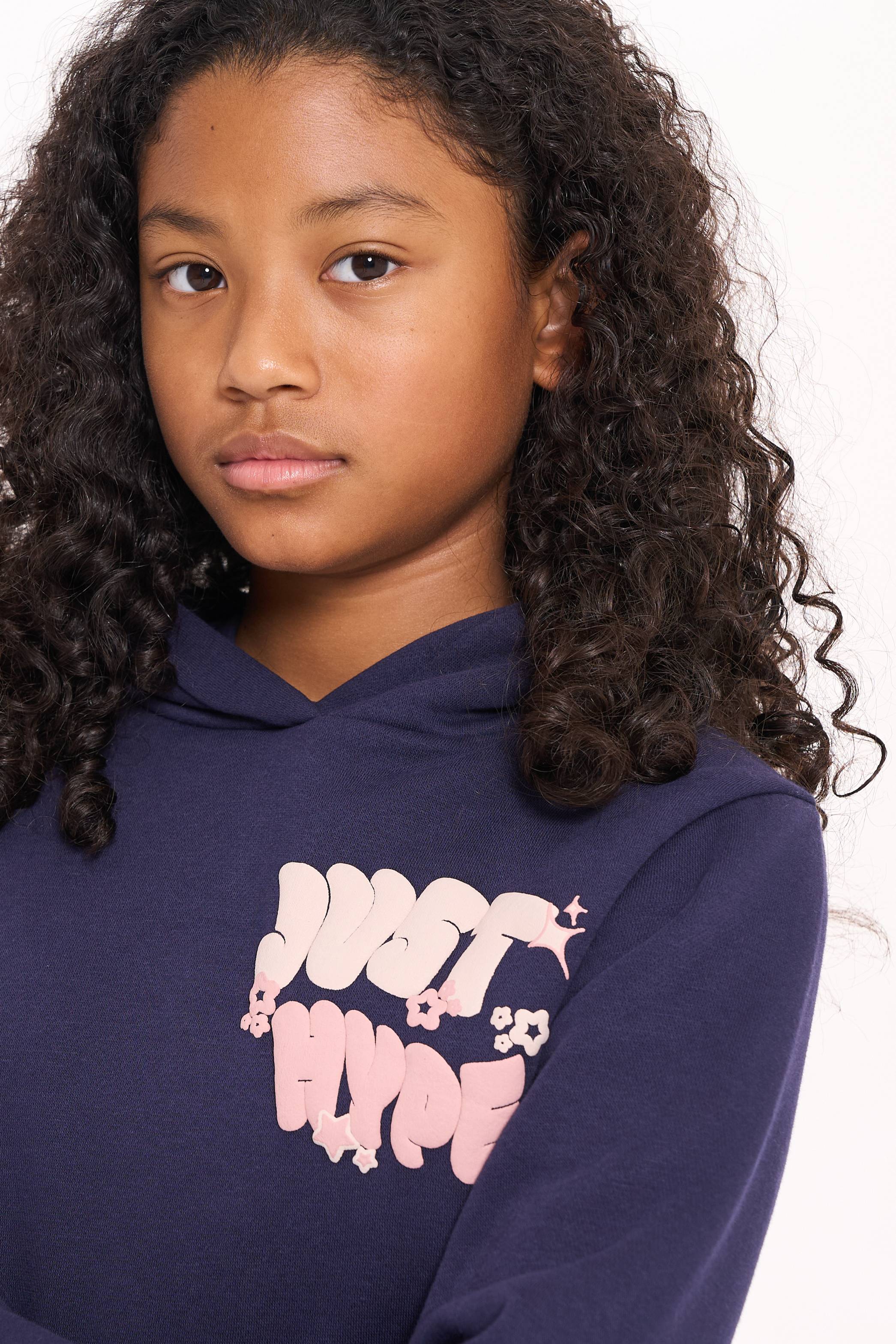 Hype Girls Navy Fantasy Hoodie - Image 2