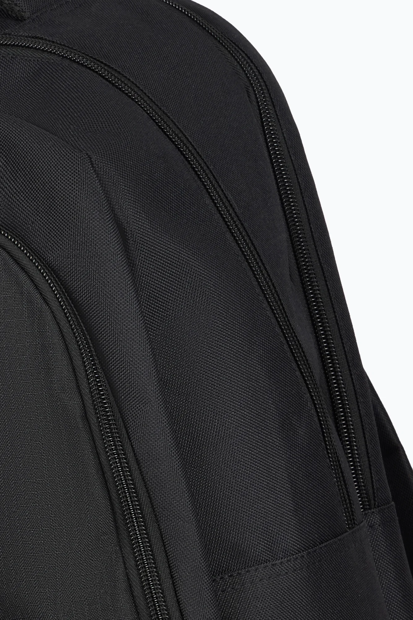 Hype Kids Black Square Rubber Multi Pocket Backpack - Image 3