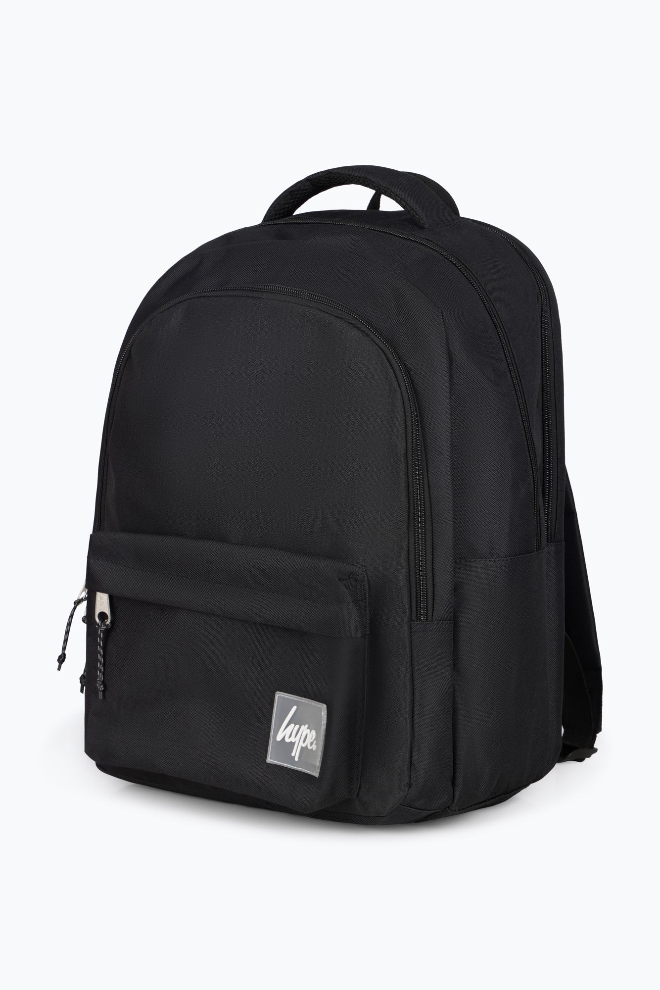Hype Kids Black Square Rubber Multi Pocket Backpack - Image 6