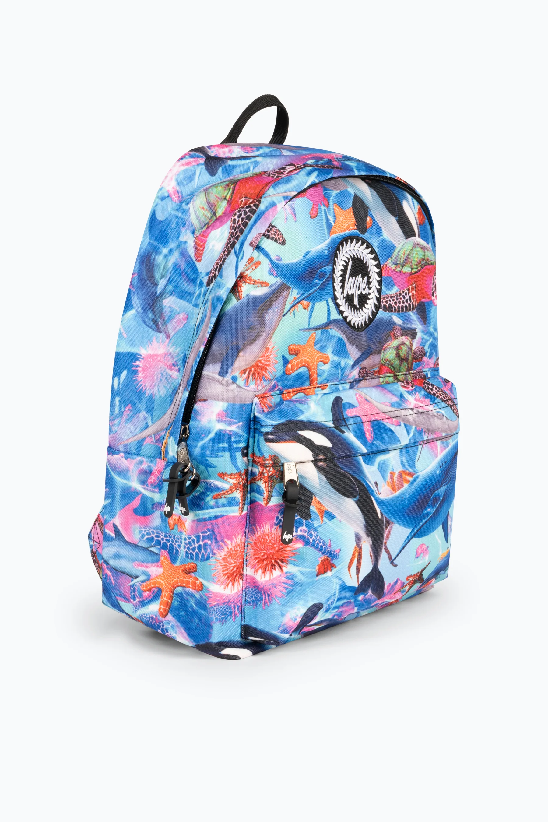 Hype Kids Blue Sea Life Iconic Backpack - Image 3