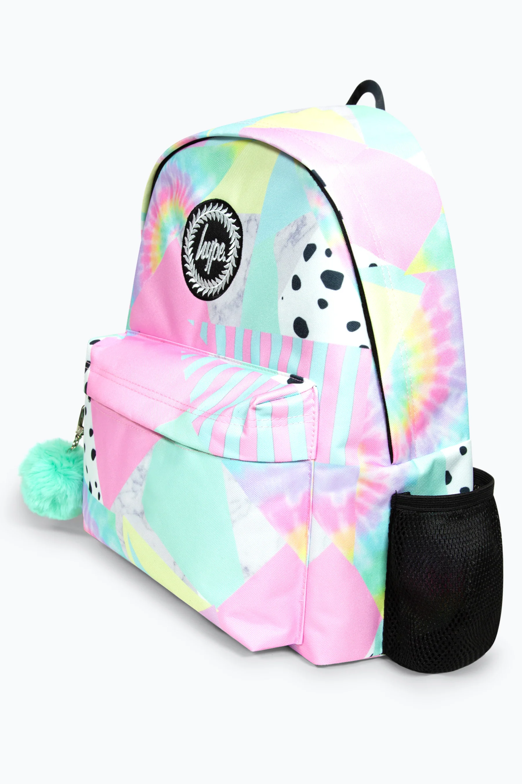 Hype Girls Iconic Pastel Collage Multicolour Backpack - Image 4
