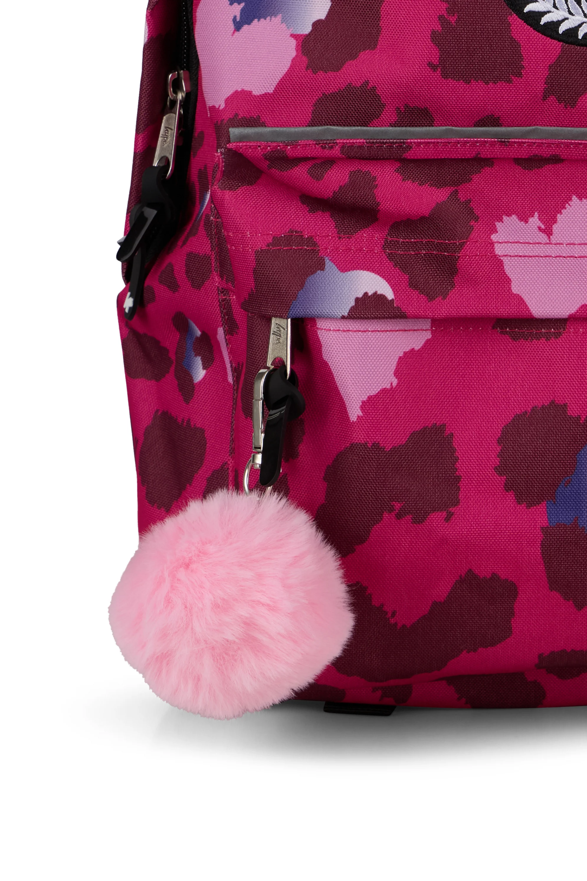 Hype Girls Pink Heart Leopard Backpack - Image 4