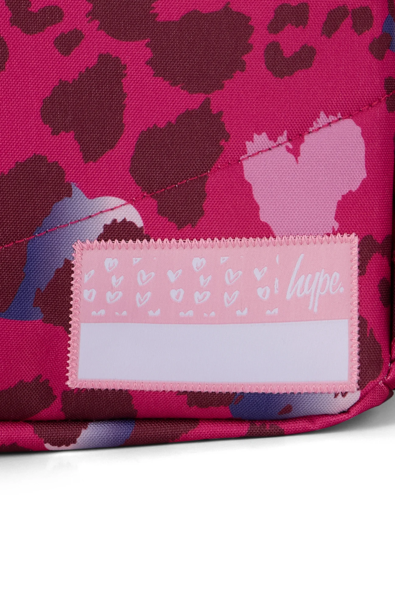 Hype Girls Pink Heart Leopard Backpack - Image 5