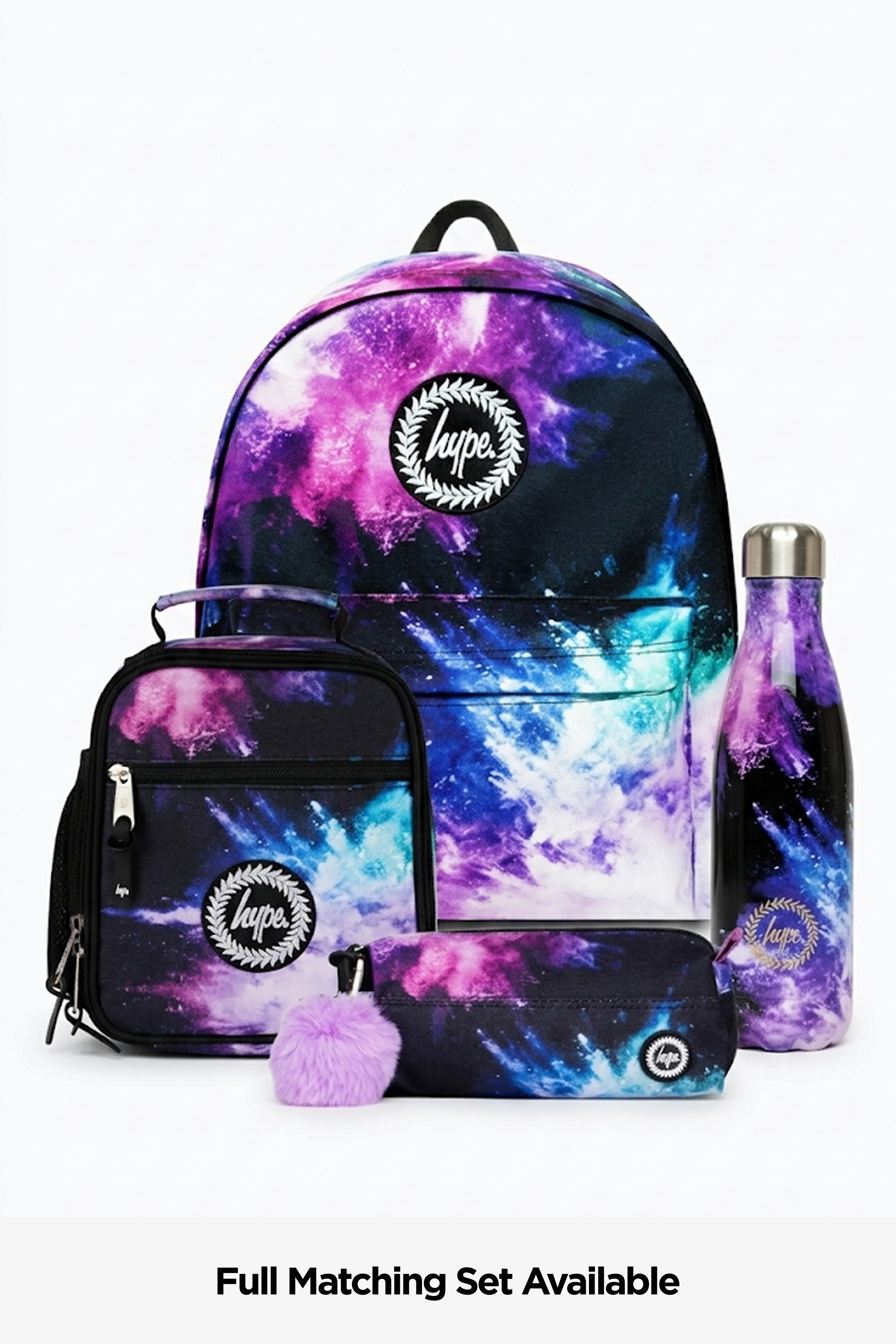 Hype Girls Iconic Chalk Dust Purple/Blue Backpack - Image 7