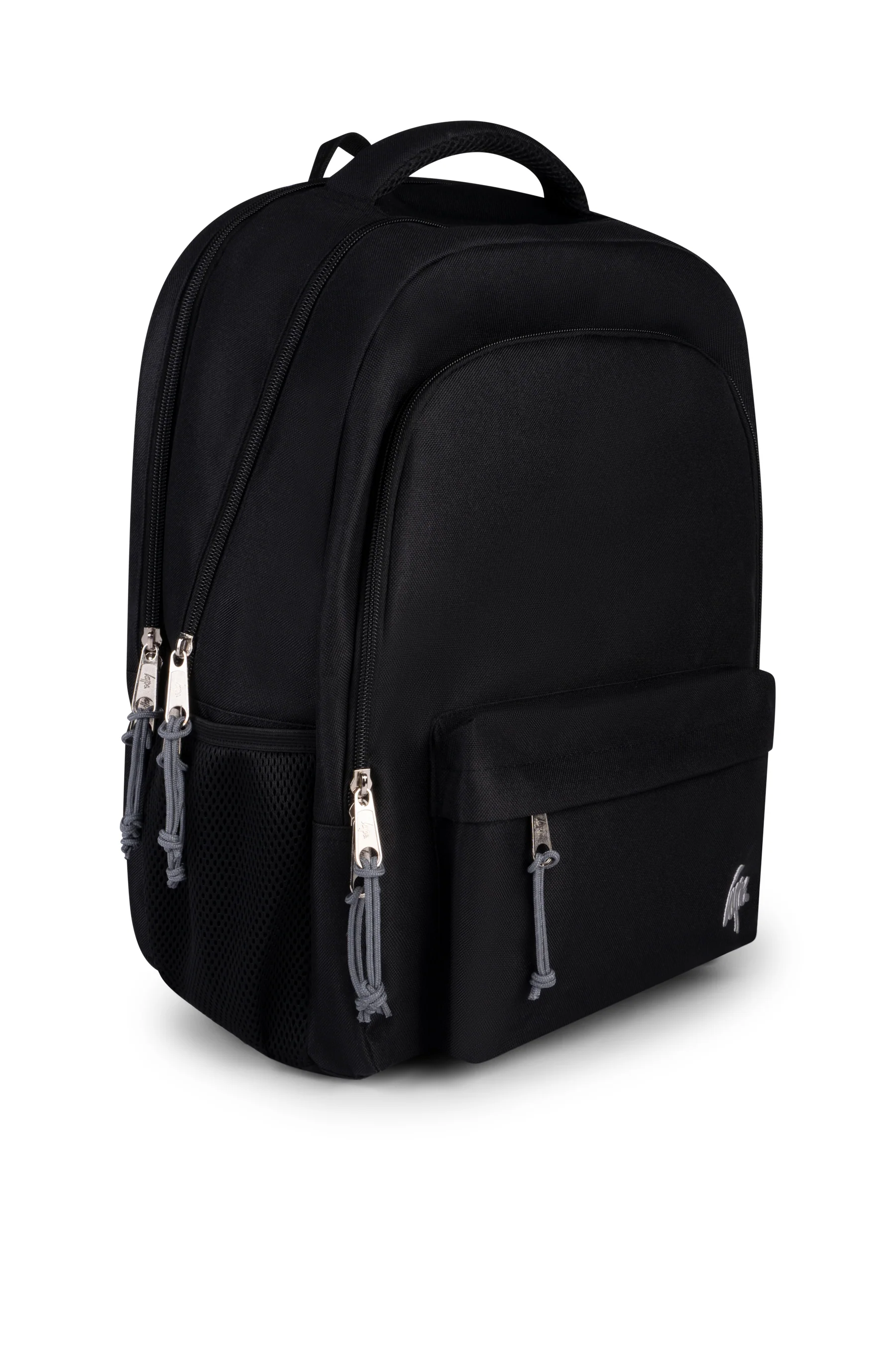 Hype Unisex Black Multi Pocket Backpack - Image 4