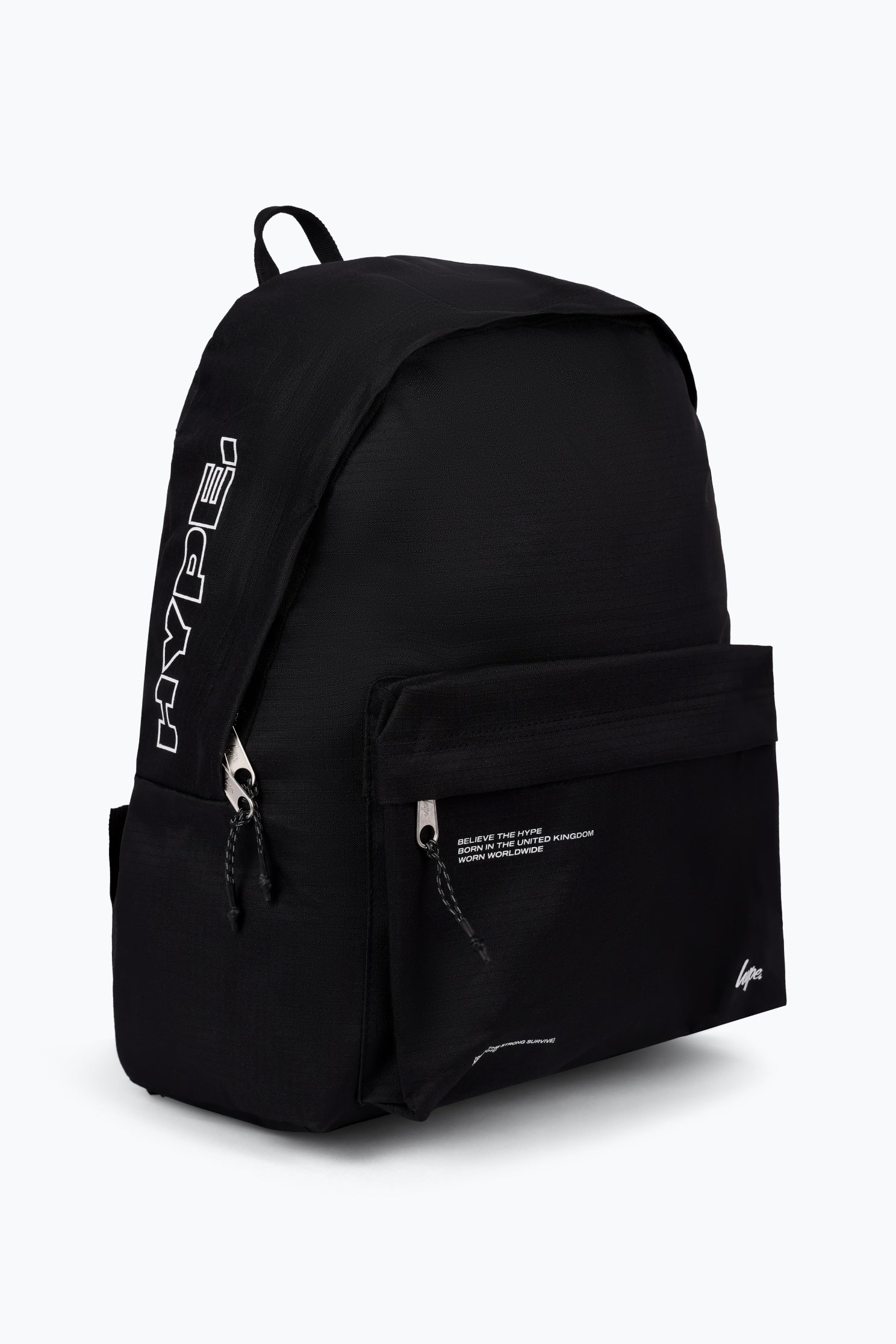 Hype Unisex Black Ripstop Tech Backpack - Image 3