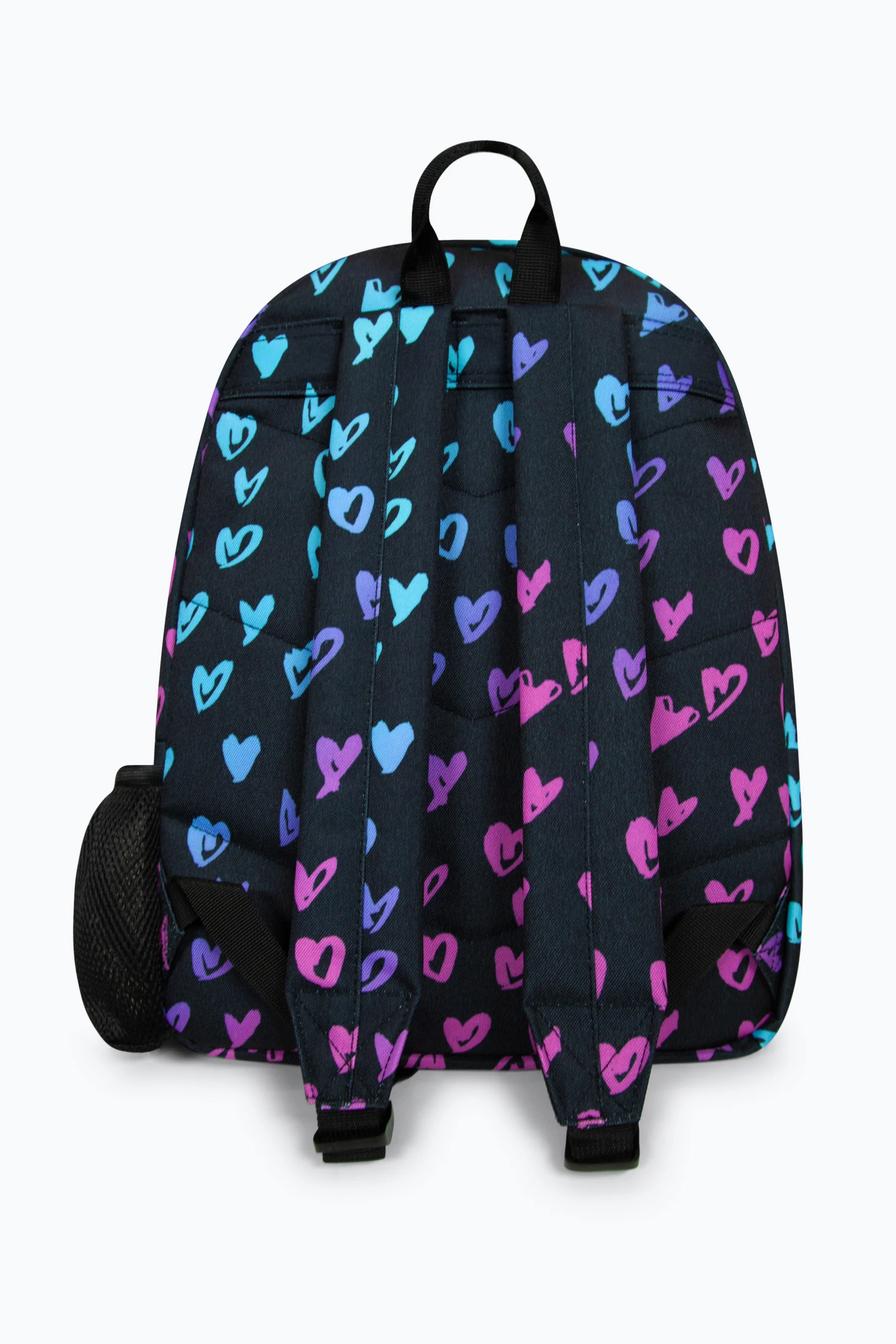Hype Girls Black Scribble Heart Crest Backpack & Lunch Bag Bundle - Image 4