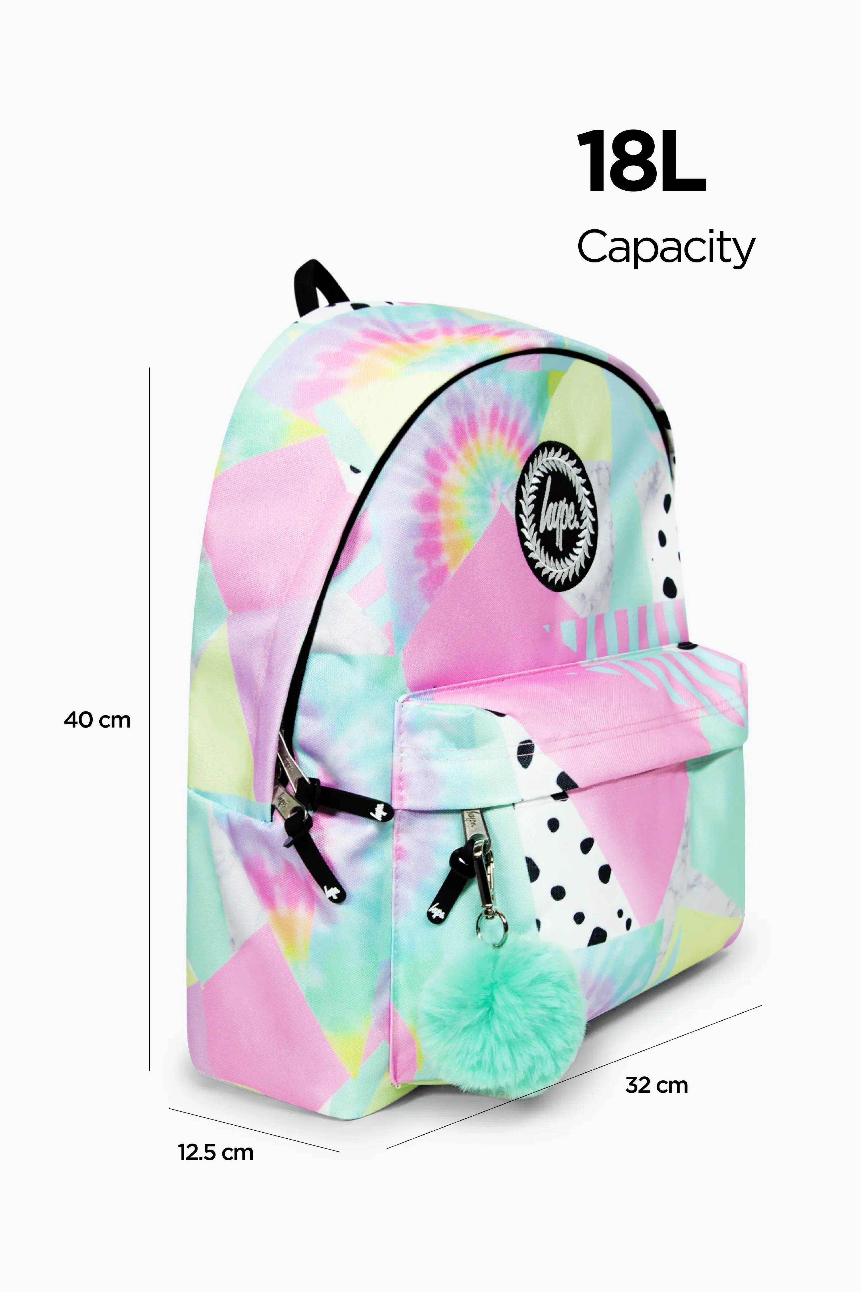 Hype Girls Pink Pastel Collage Backpack & Lunch Bag Bundle - Image 3