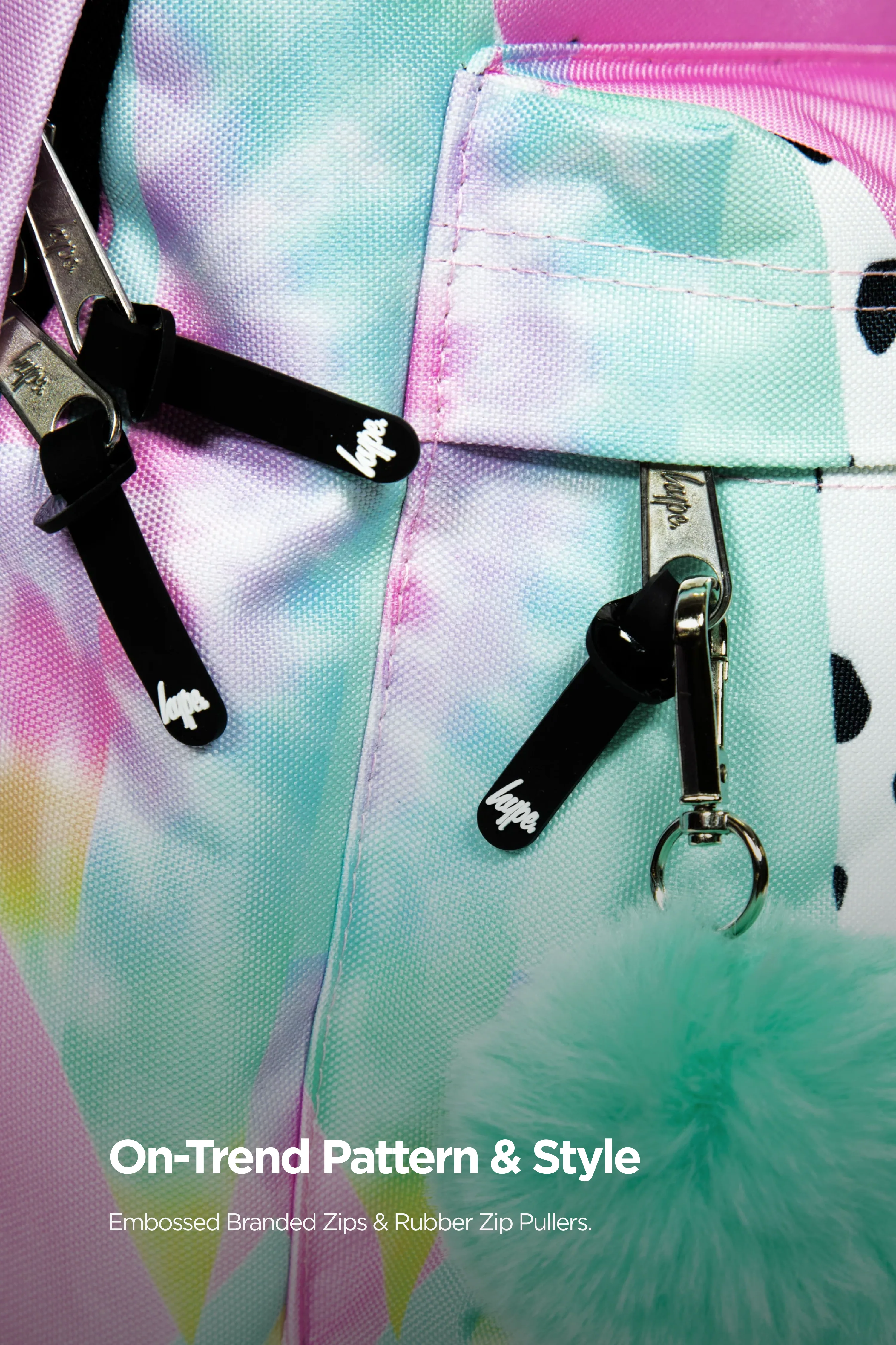 Hype Girls Pink Pastel Collage Backpack & Lunch Bag Bundle - Image 5