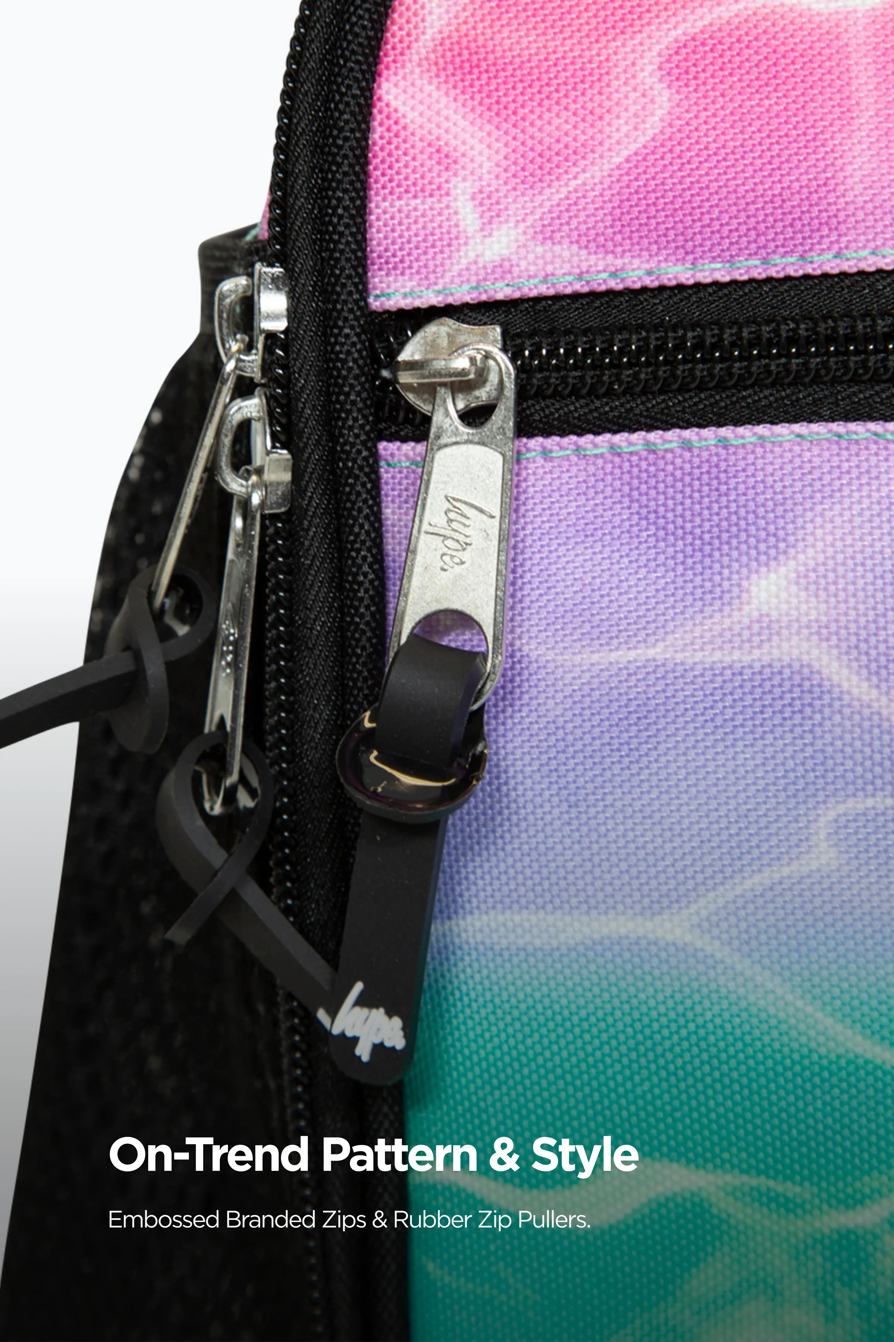Hype Girls Pink/Turquoise Pastel Pool Backpack & Lunch Bag Bundle - Image 7