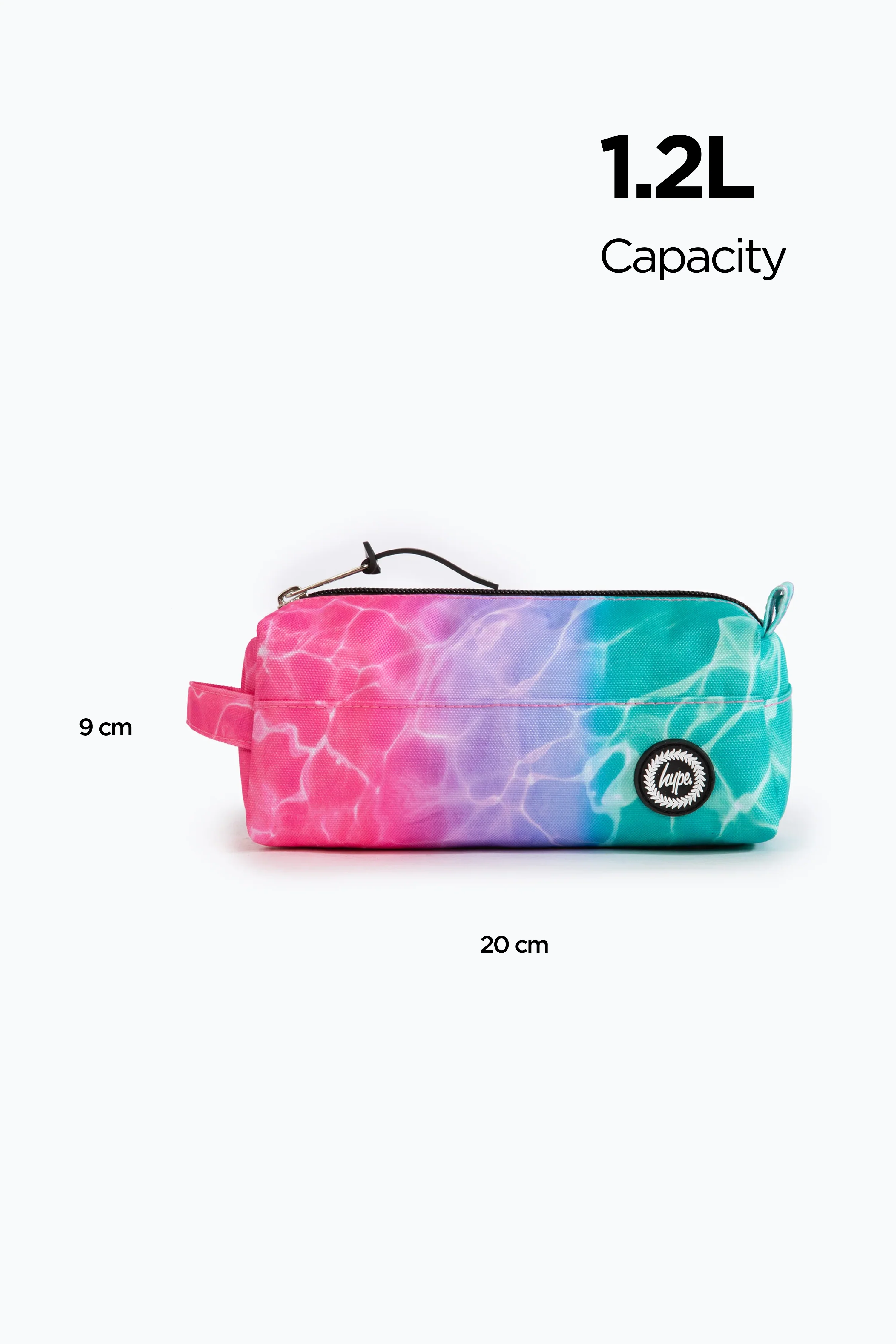 Hype Girls Pink/Turquoise Pastel Pool Backpack, Lunch Bag, Pencil Case & Bottle Bundle - Image 6