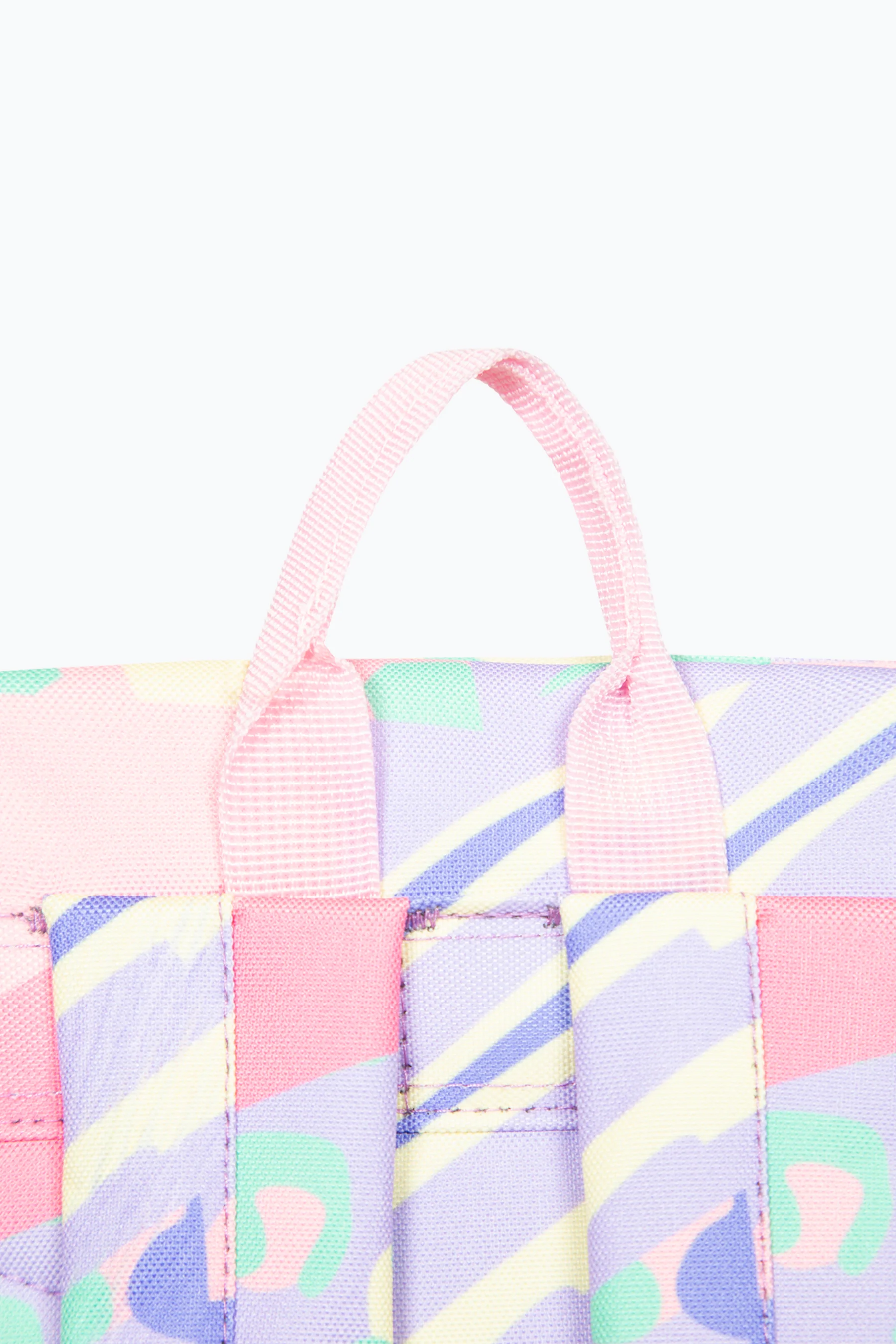 Hype Multicoloured Pastel Prints Iconic Girls School Backpack - Image 10