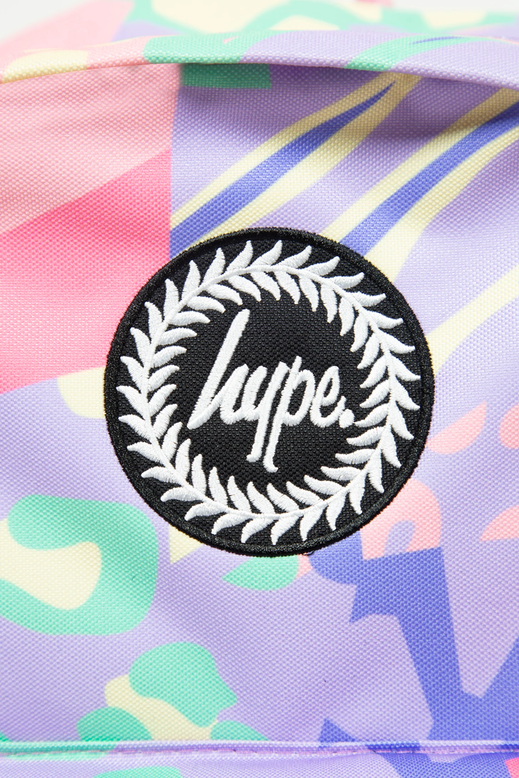Hype Multicoloured Pastel Prints Iconic Girls School Backpack - Image 5