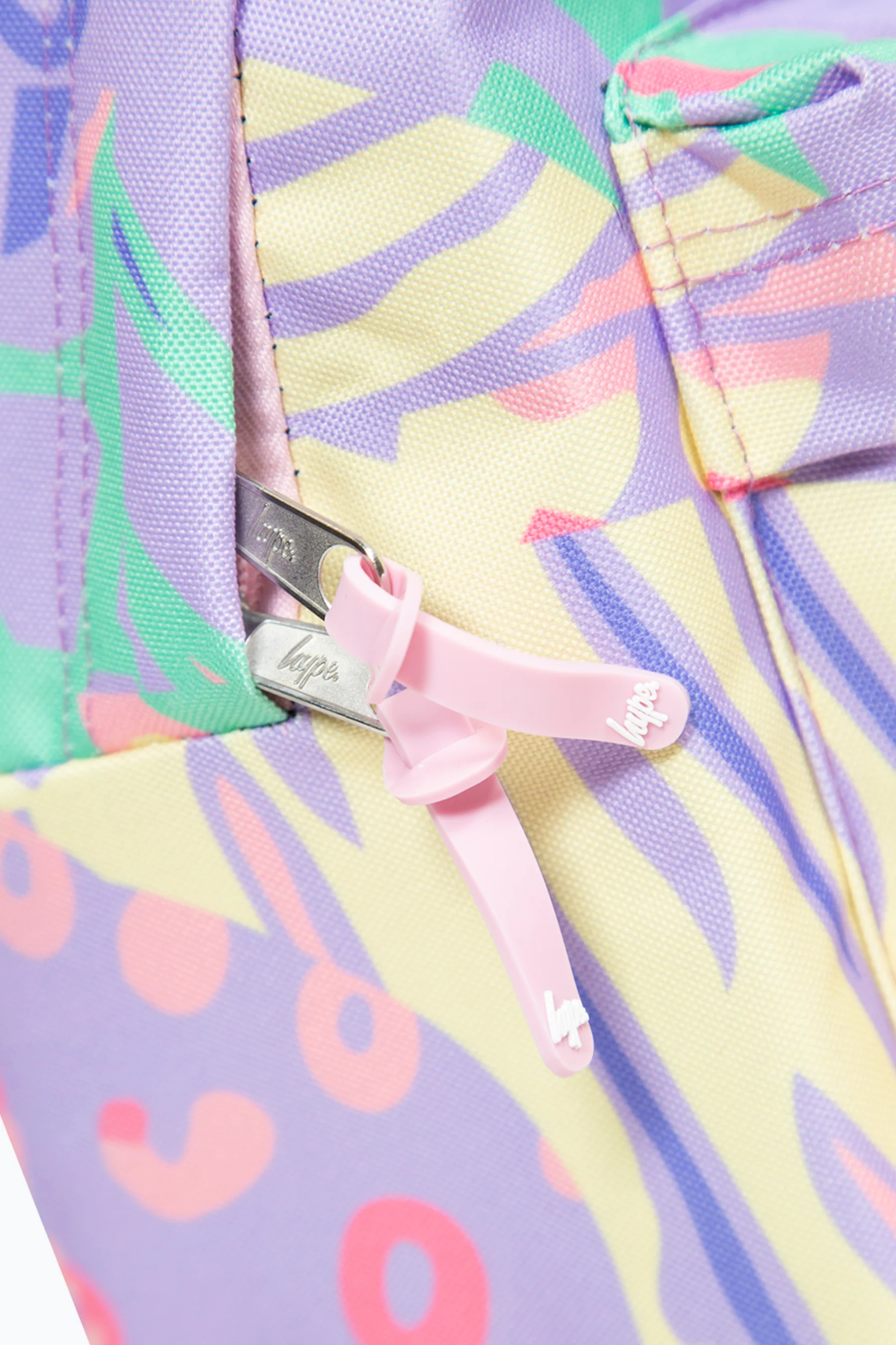 Hype Multicoloured Pastel Prints Iconic Girls School Backpack - Image 7