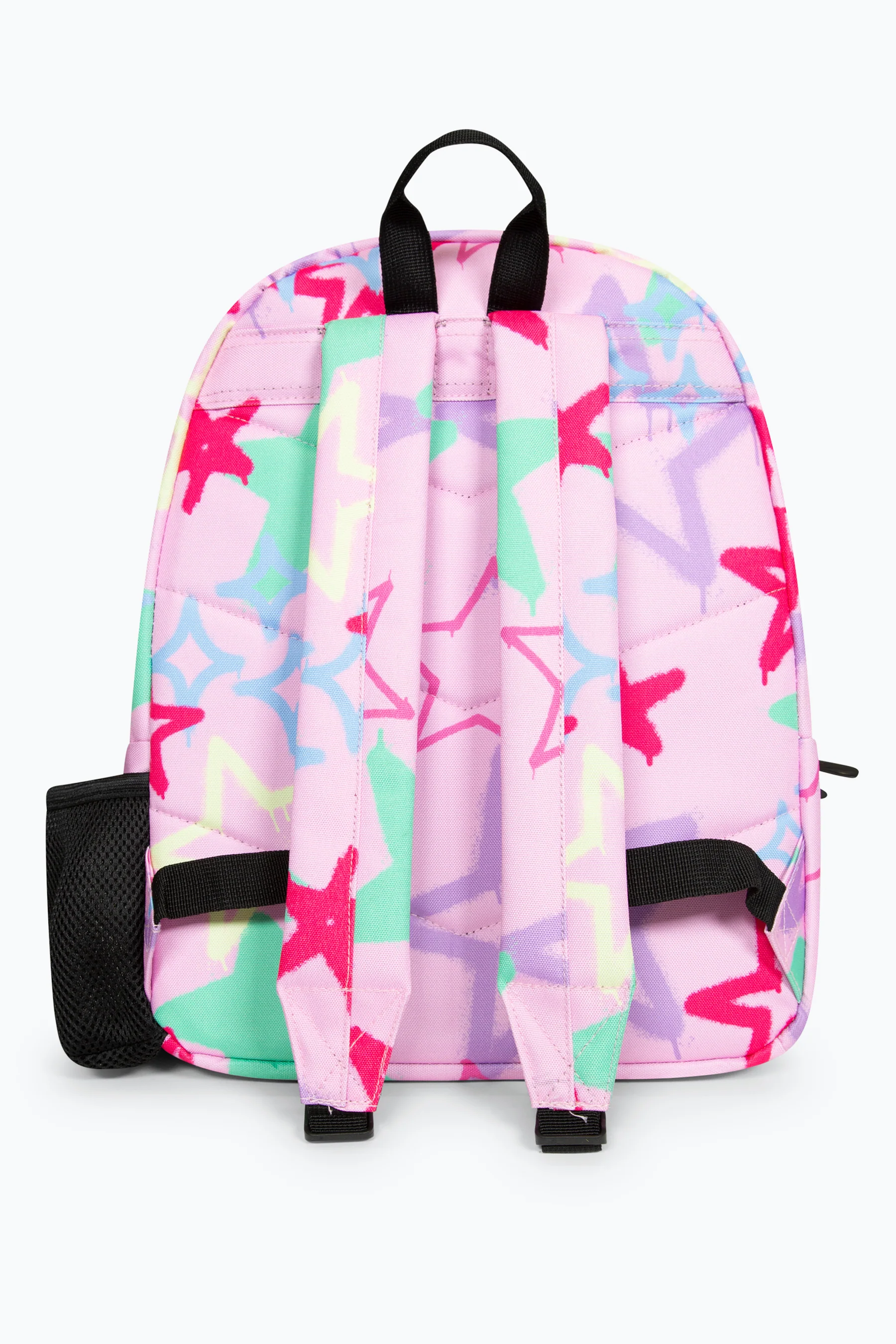 Hype Iconic Pink Graffiti Stars Girls Backpack - Image 3
