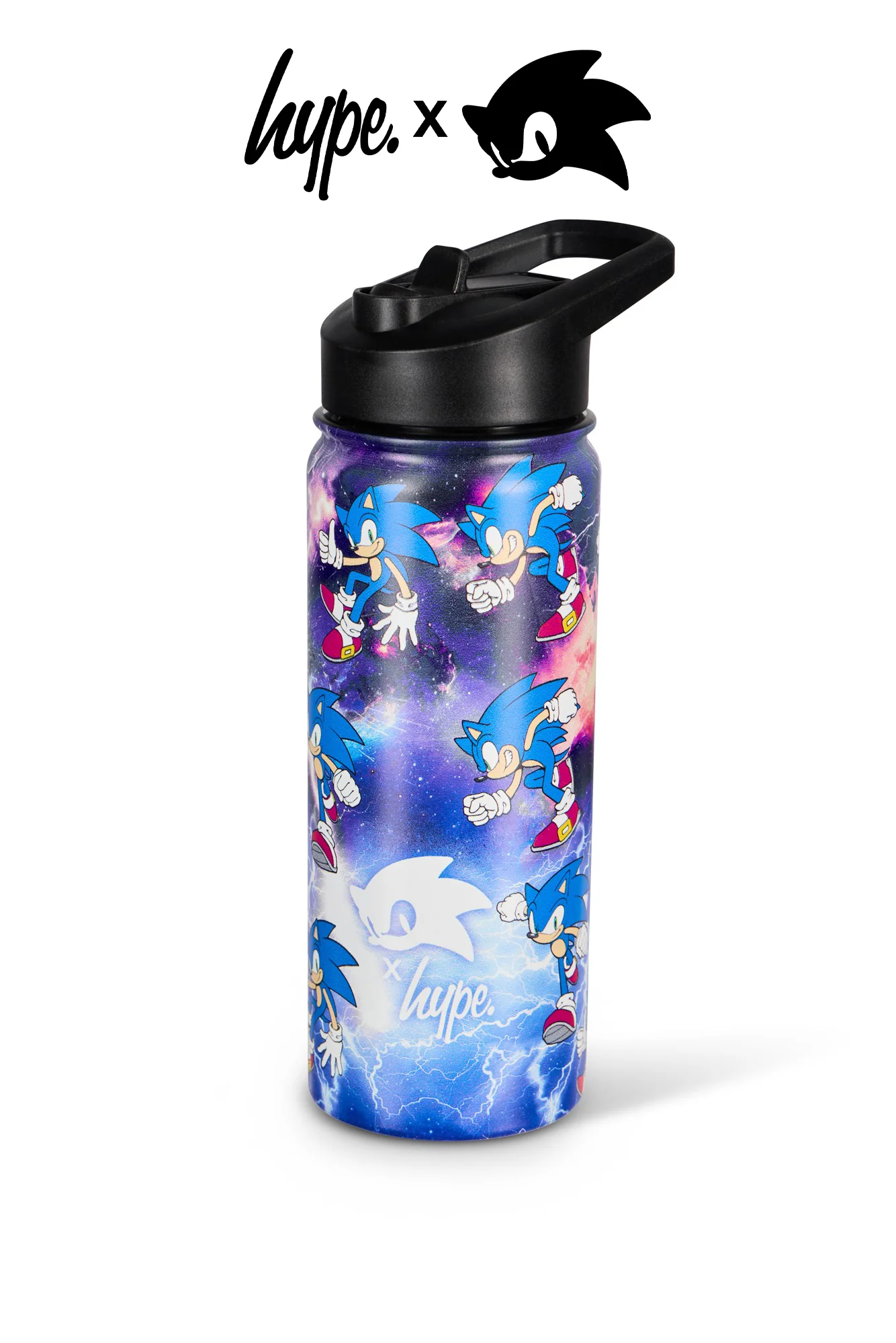 Hype x Sonic The Hedgehog™ Blue Sonic Backpack, Lunch Bag, Bottle & Pencil Case Bundle - Image 4