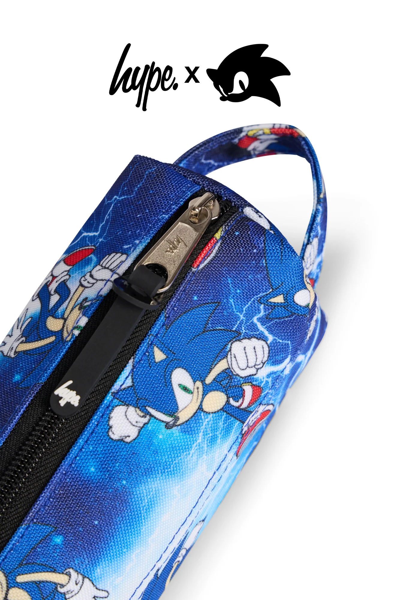 Hype x Sonic The Hedgehog™ Blue Sonic Backpack, Lunch Bag, Bottle & Pencil Case Bundle - Image 9