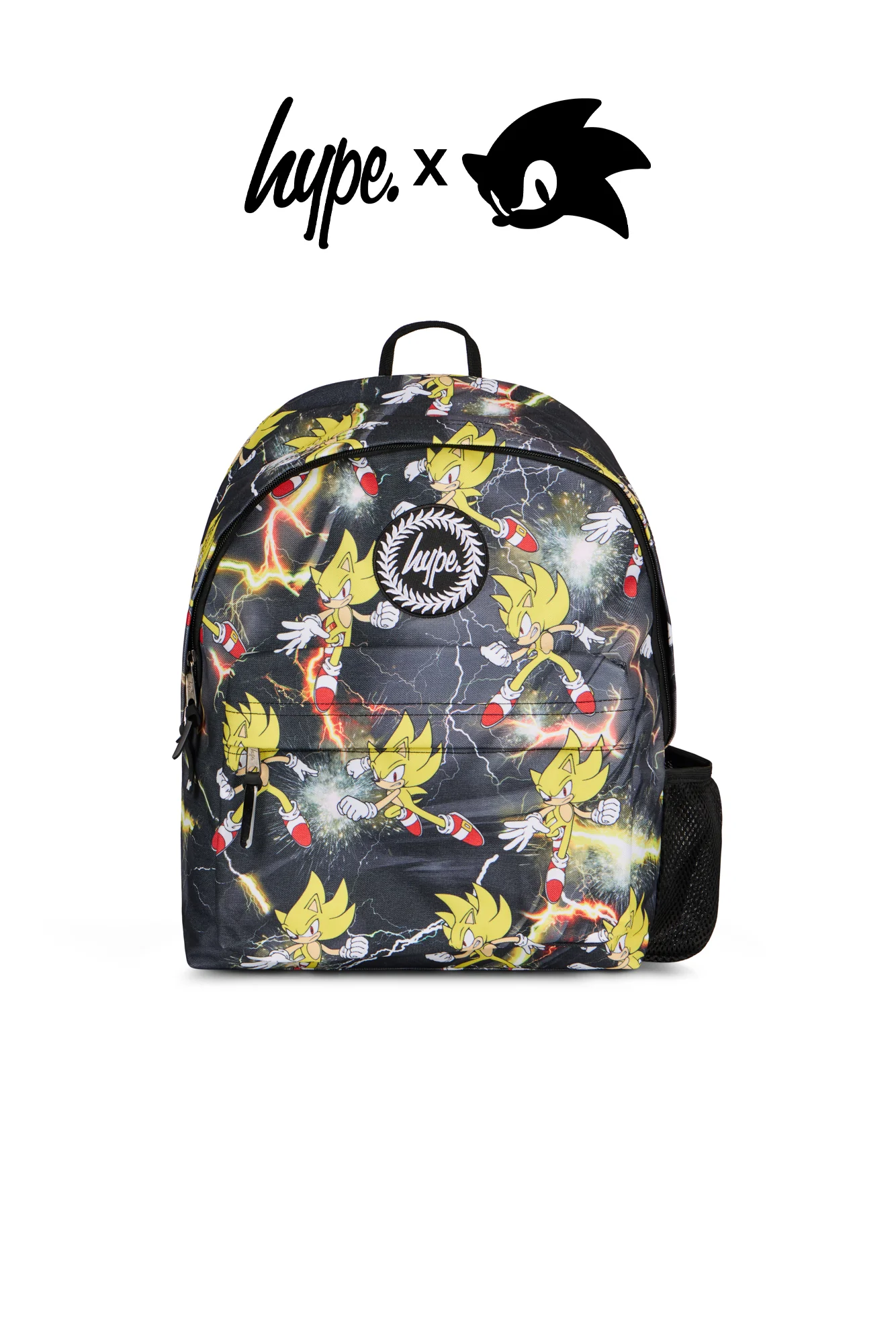 Hype x Sonic The Hedgehog™ Yellow Super Sonic Backpack, Lunch Bag & Bottle Bundle - Image 2