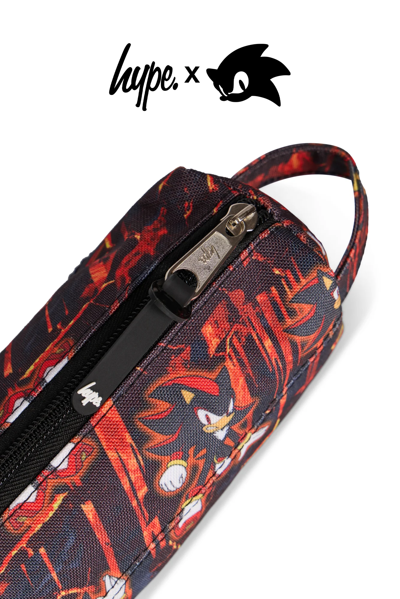 Hype x Sonic The Hedgehog™ Orange Shadow Pencil Case - Image 3
