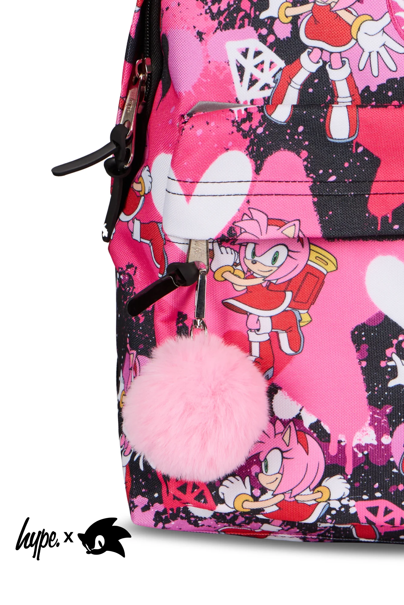 Hype x Sonic The Hedgehog™ Pink Amy Rose Backpack - Image 4